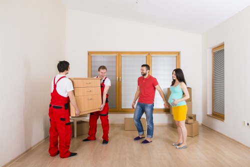 Moving house planning in Foresthill with boxes and furniture