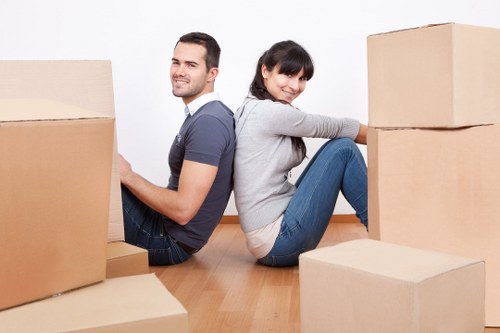 Foresthill home removals team packing furniture and household items carefully